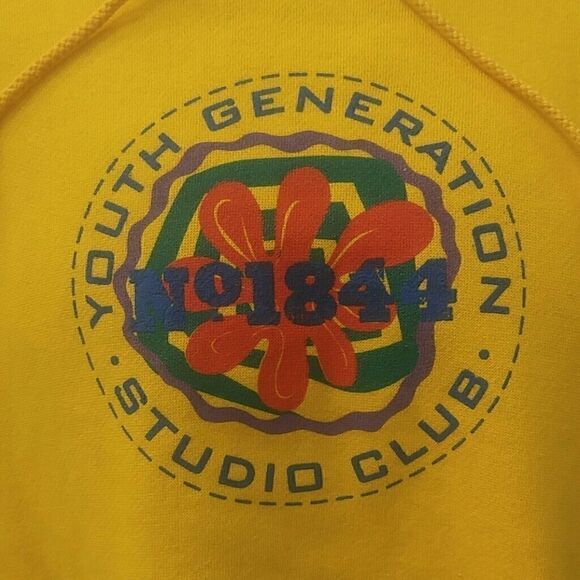 BOY'S STUDIO CLUB GOLD HOODED FLEECE TOP - Picture 2 of 7